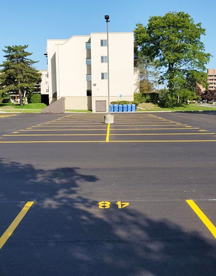 Parking Lot Line Marking